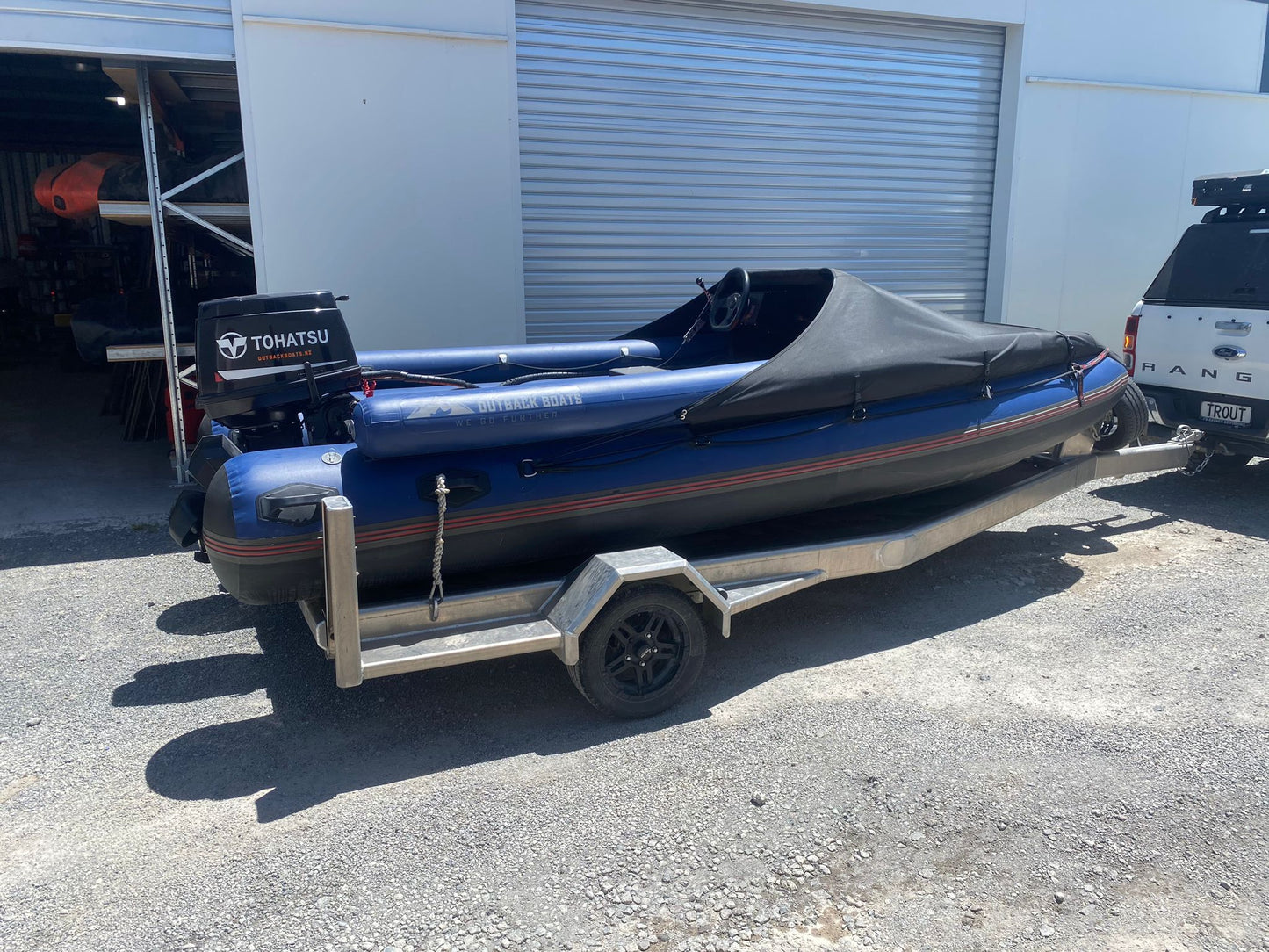 Custom Marine Alloy Trailer