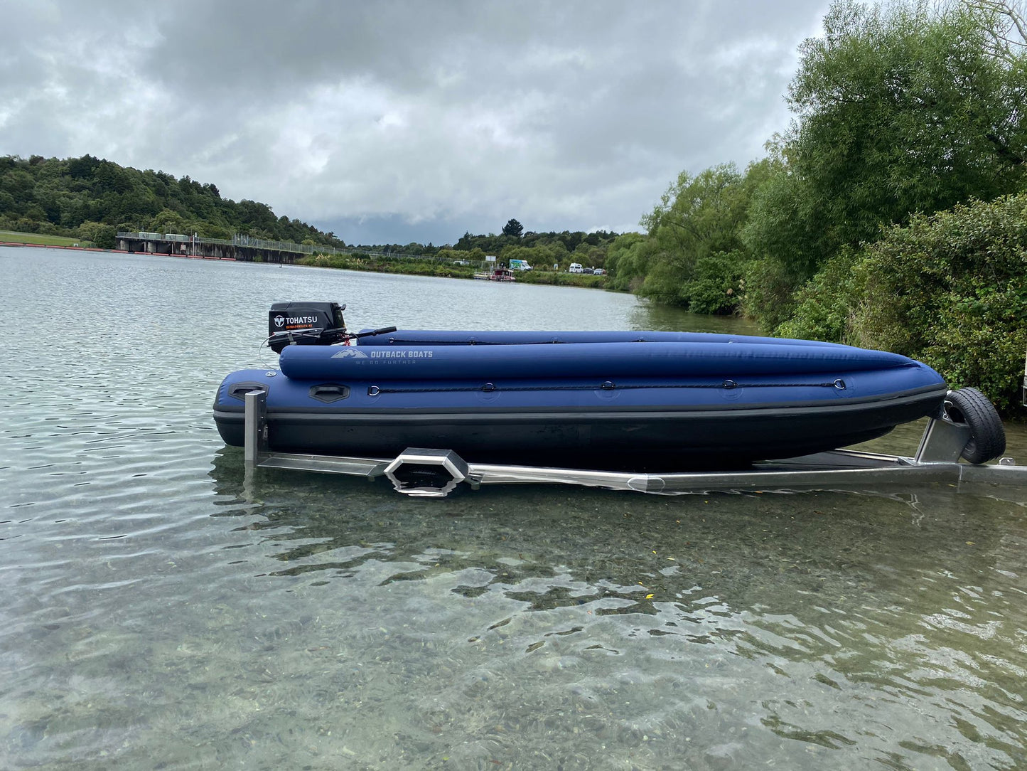 Custom Marine Alloy Trailer