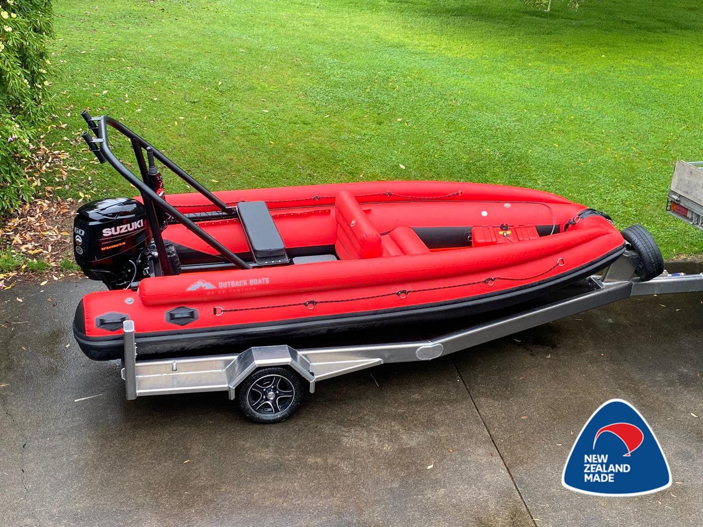 Custom Marine Alloy Trailer
