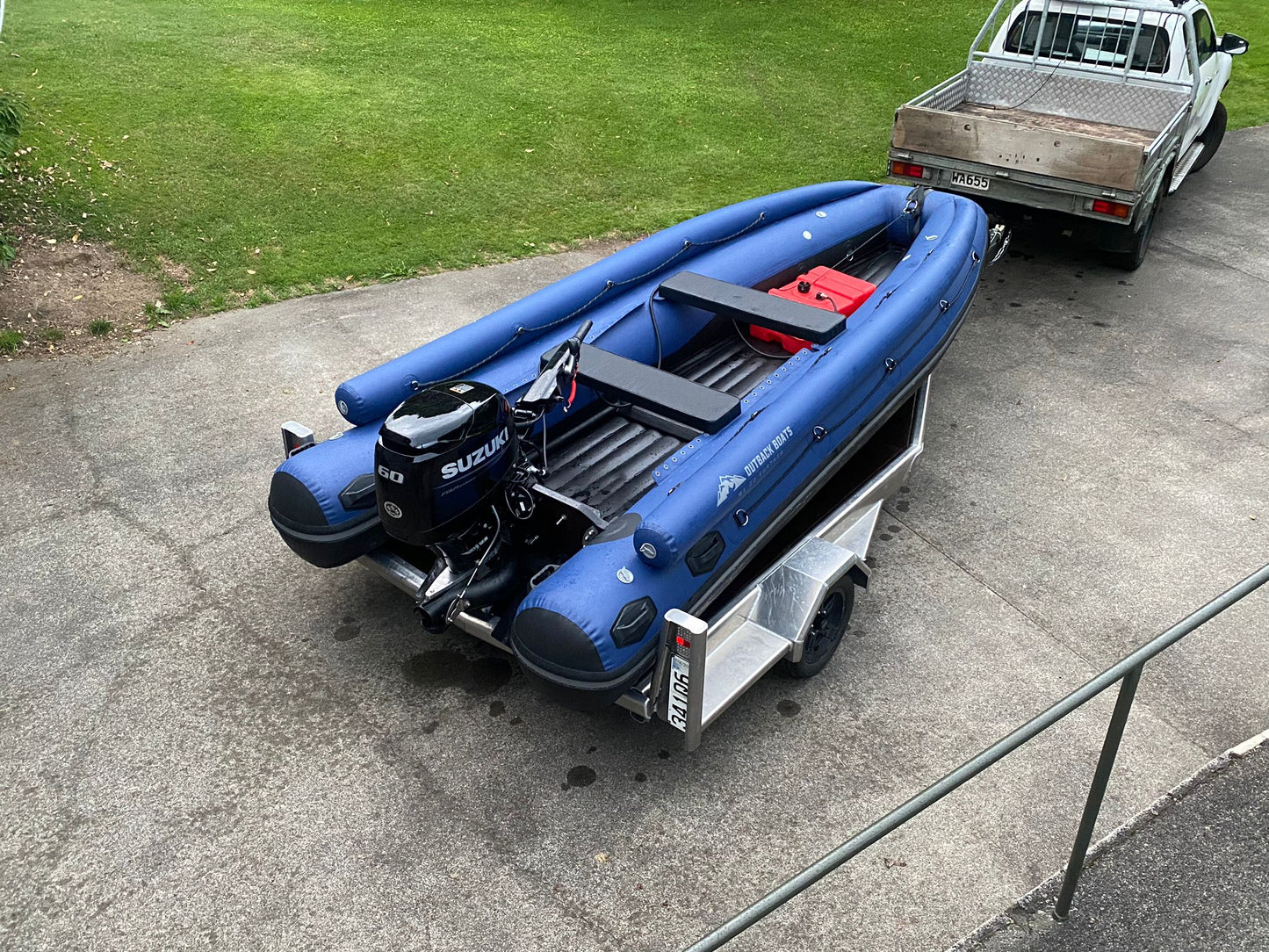 Custom Marine Alloy Trailer