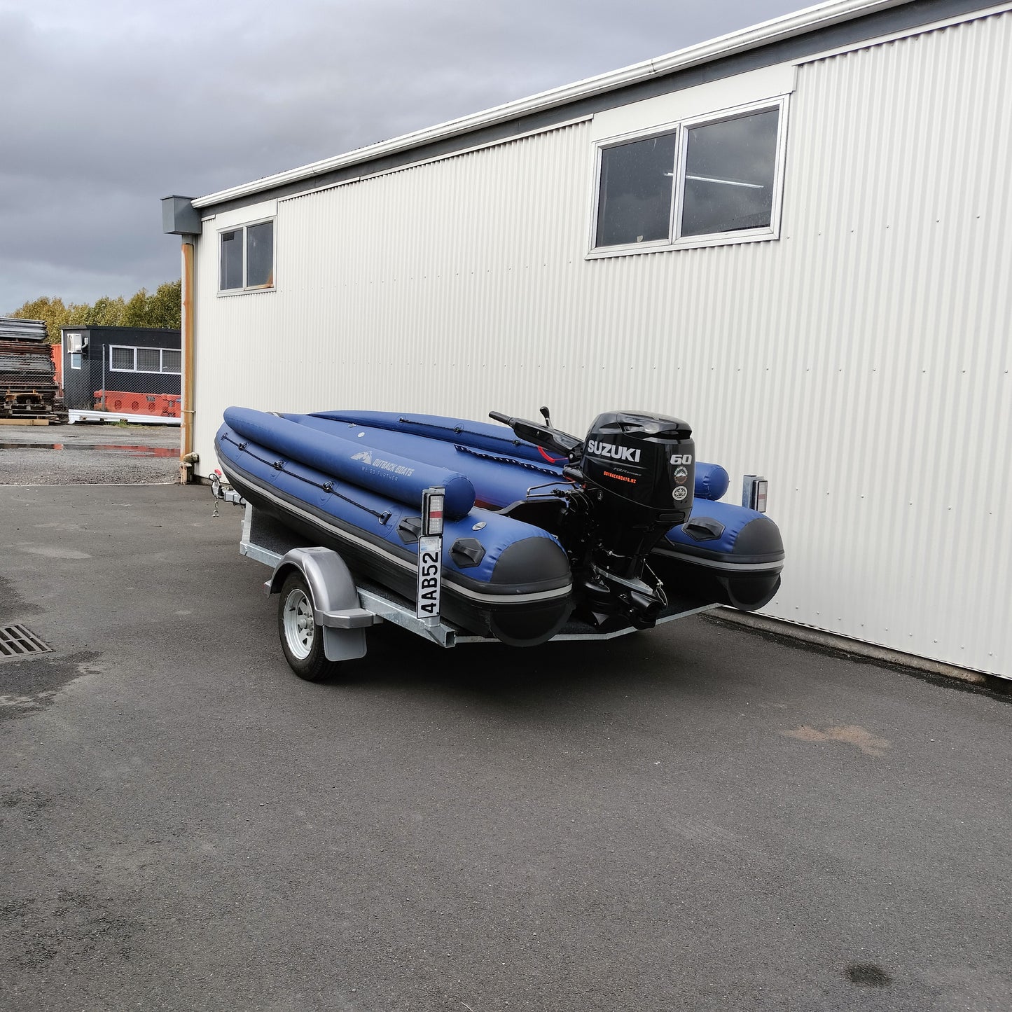 Custom Galvanized Trailer
